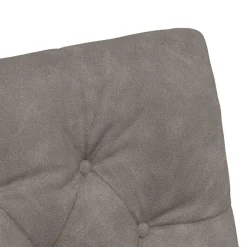 vidaXL Sillas de Comedor con Ruedas 2 pcs 58 x 67 x 97 cm Gris Outlet