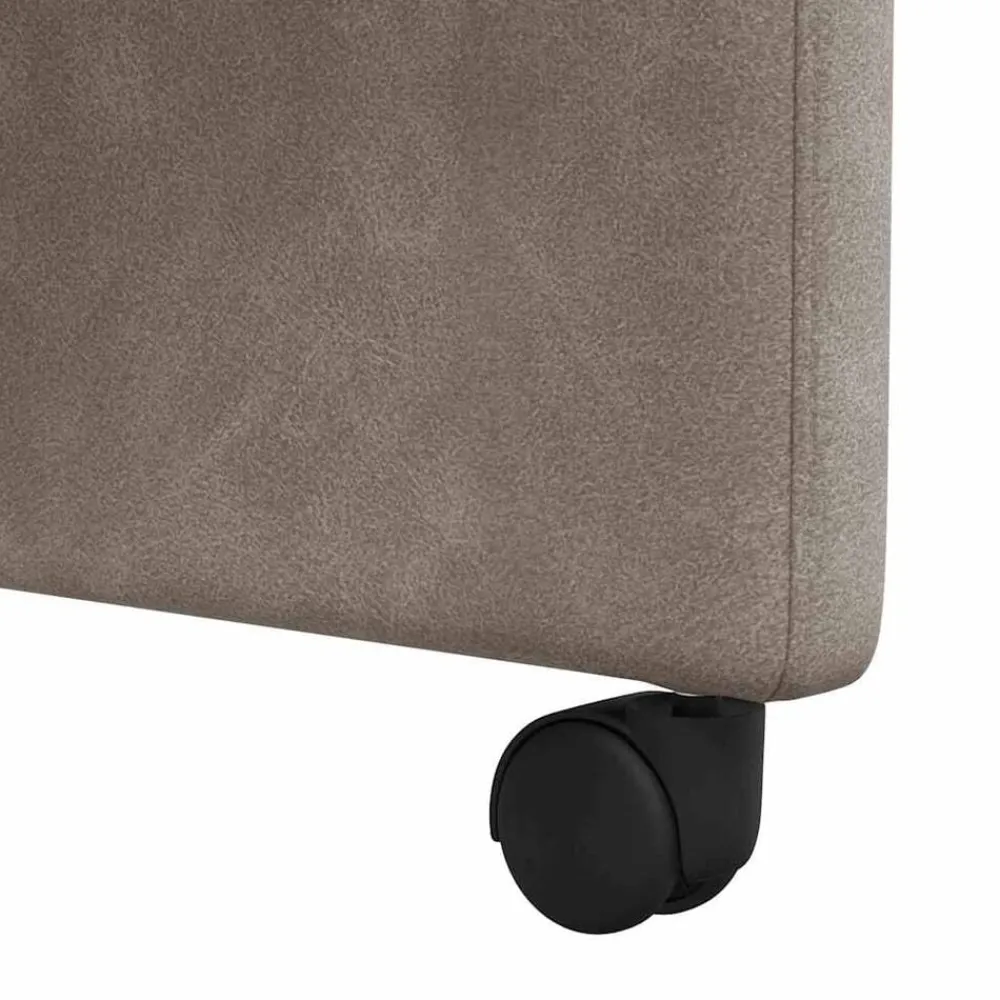vidaXL Sillas de Comedor con Ruedas 2 pcs 58 x 67 x 97 cm Gris Outlet