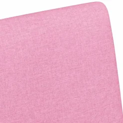 vidaXL Sillas de Comedor con Ruedas 2 pcs 57 x 66 x 94 cm tela Rosa Discount