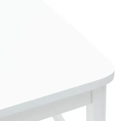 vidaXL Sillas de comedor 2 pcs 48 x 49 x 95 cm Madera de Caucho Sólido White Discount