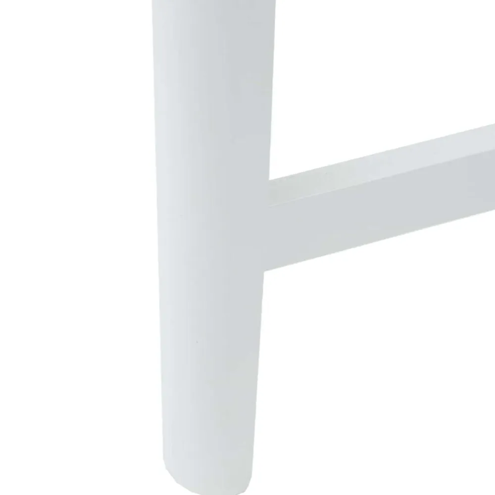 vidaXL Sillas de comedor 2 pcs 48 x 49 x 95 cm Madera de Caucho Sólido White Discount