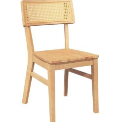vidaXL Sillas-Sillas de comedor 2 unidades madera maciza de caucho