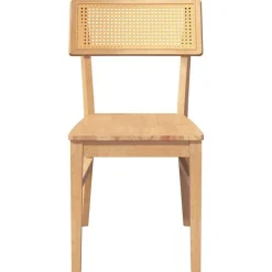 vidaXL Sillas-Sillas de comedor 2 unidades madera maciza de caucho