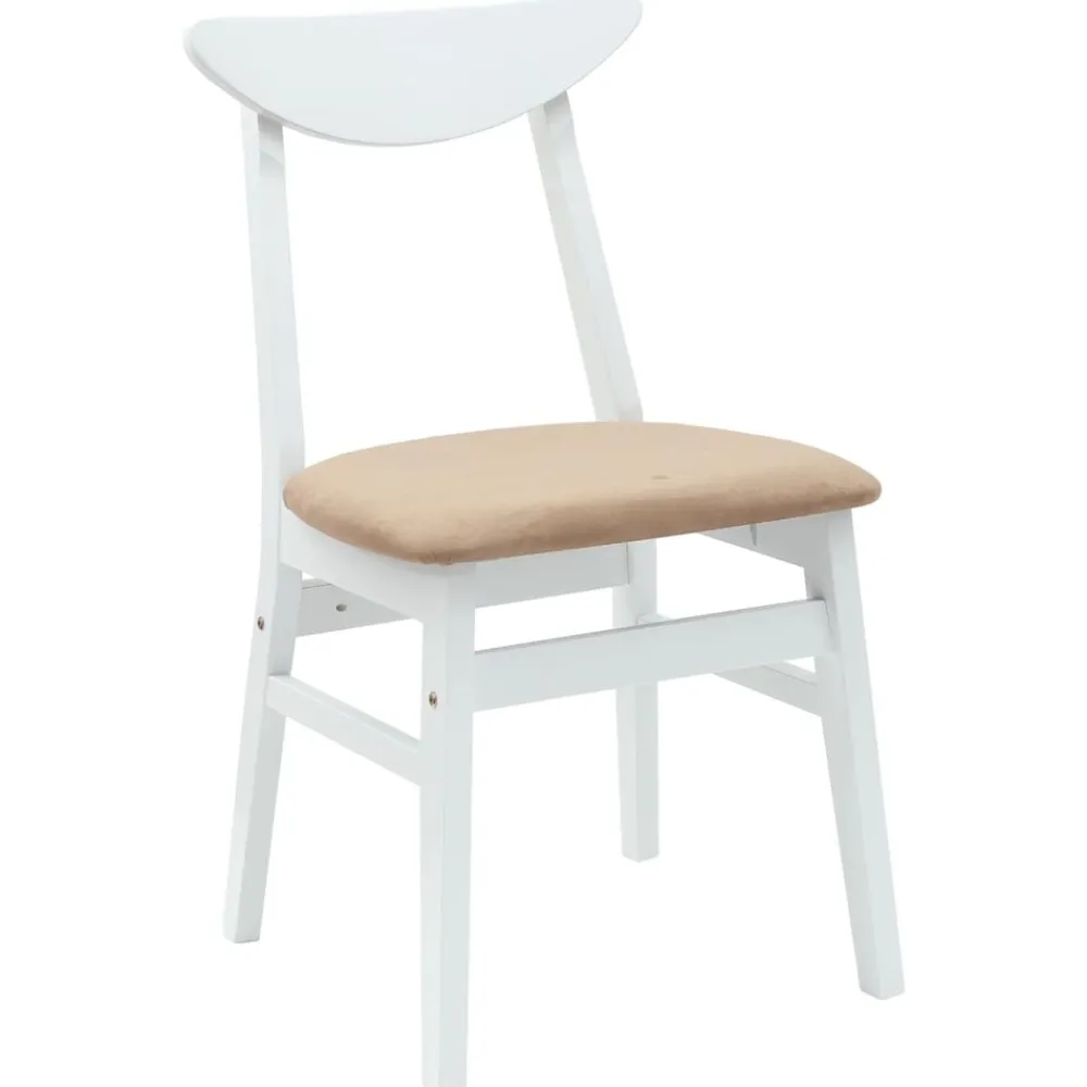 vidaXL Sillas de comedor 2 pcs 42 x 47.5 x 81 cm y marrón Sale