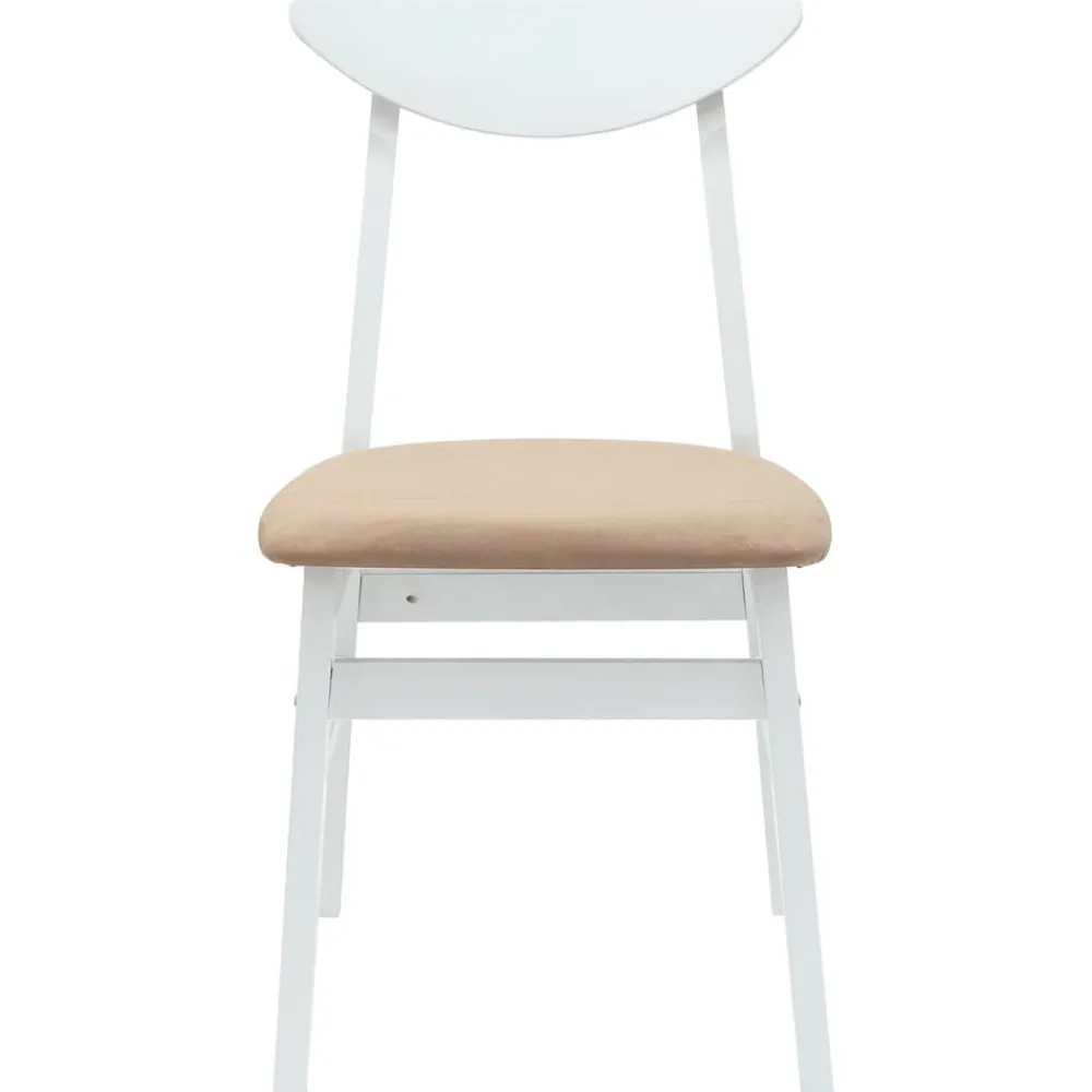 vidaXL Sillas de comedor 2 pcs 42 x 47.5 x 81 cm y marrón Sale