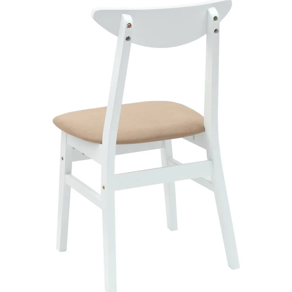 vidaXL Sillas de comedor 2 pcs 42 x 47.5 x 81 cm y marrón Sale