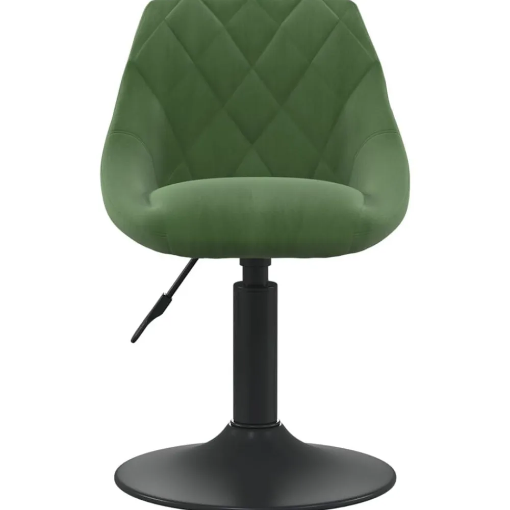 vidaXL Sillas-Sillas de comedor giratorias 2 unidades terciopelo