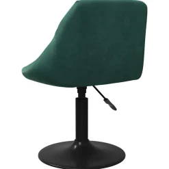 vidaXL Sillas-Sillas de comedor giratorias 2 unidades terciopelo
