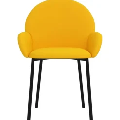 vidaXL Sillas-Sillas de comedor 2 unidades terciopelo
