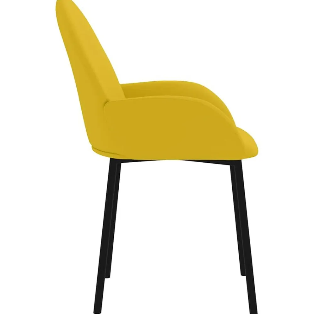 vidaXL Sillas-Sillas de comedor 2 unidades terciopelo