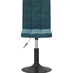 vidaXL Sillas-Sillas de comedor giratorias 2 uds terciopelo
