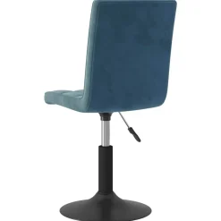 vidaXL Sillas-Sillas de comedor giratorias 2 uds terciopelo