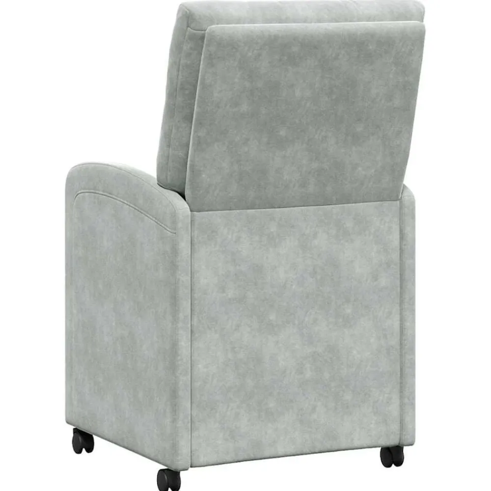 vidaXL Sillas-Sillas de Comedor con Ruedas 2 pcs 58 x 67 x 97 cm