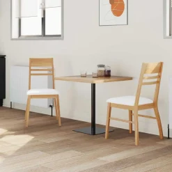 vidaXL Sillas de comedor 2 pcs Natural 43 x 54 x 89 cm Natural y Hot