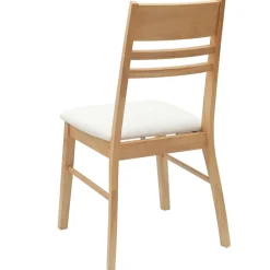 vidaXL Sillas de comedor 2 pcs Natural 43 x 54 x 89 cm Natural y Hot