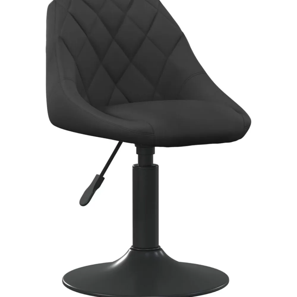 vidaXL Sillas-Sillas de comedor giratorias 2 uds terciopelo