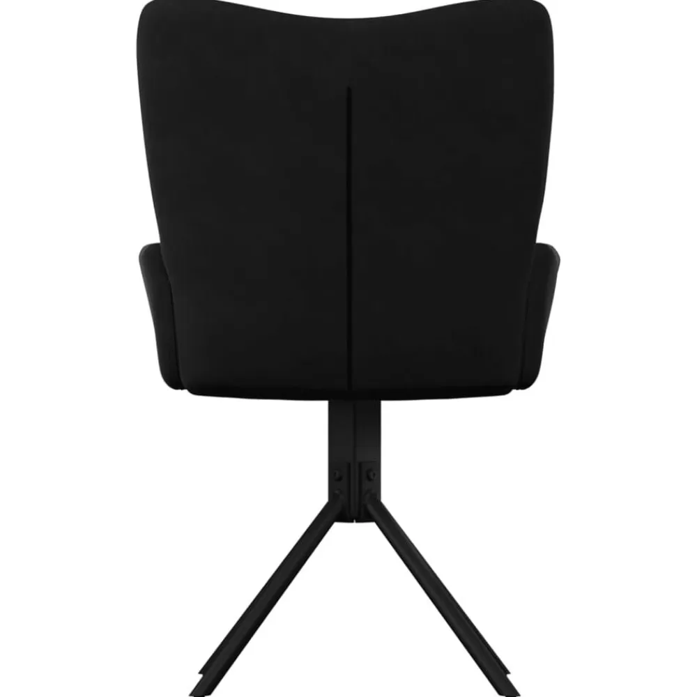 vidaXL Sillas-Sillas de comedor giratorias 2 uds terciopelo