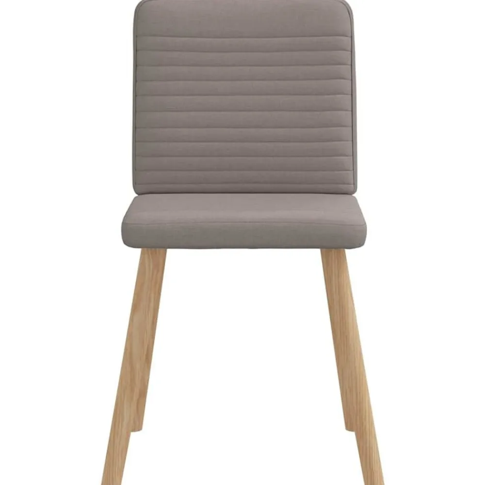 vidaXL Sillas de comedor 4 unidades tela taupe Taupé Online