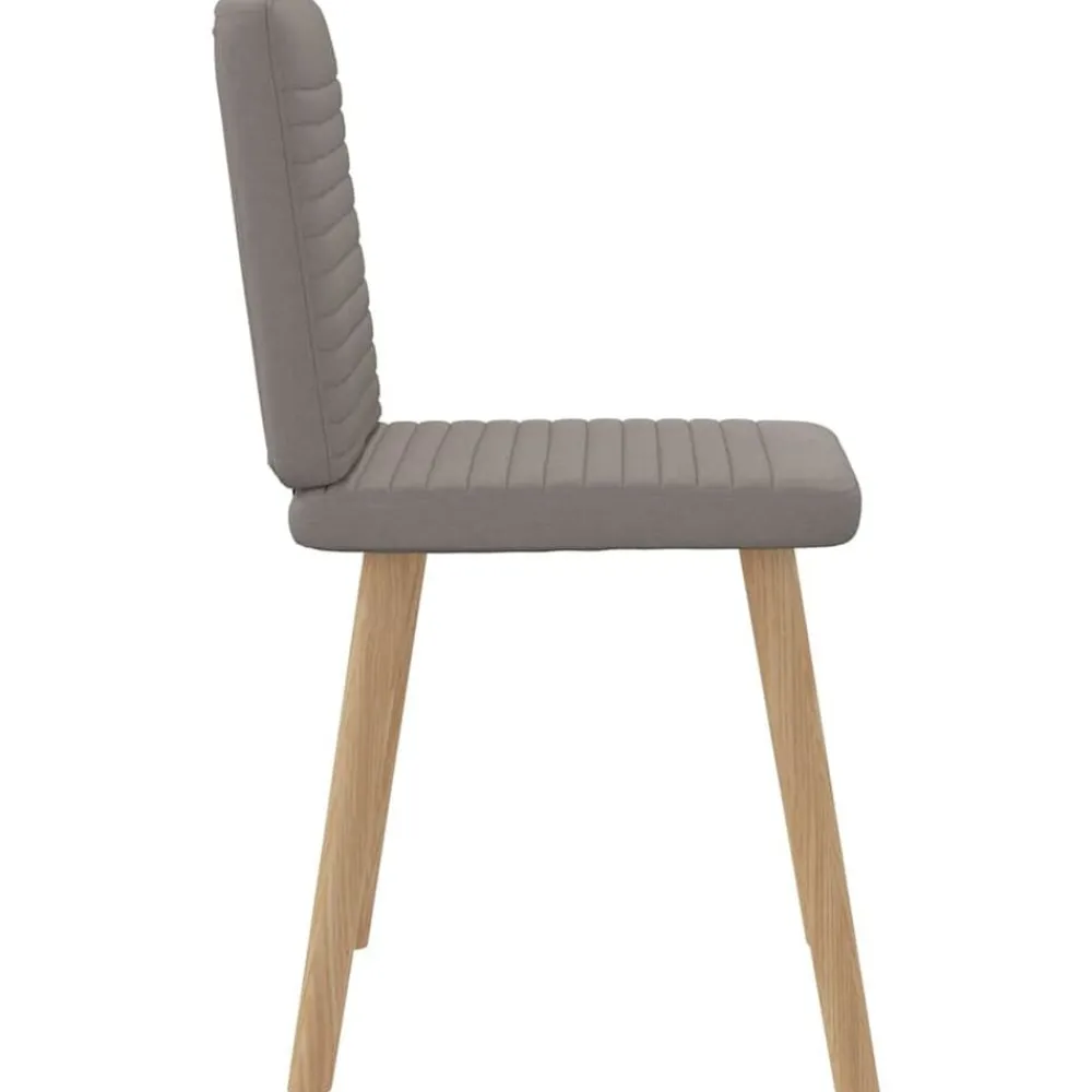 vidaXL Sillas de comedor 4 unidades tela taupe Taupé Online