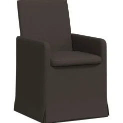 vidaXL Sillas-Sillas de comedor 2 pcs 57 x 67 x 95 cm Lino