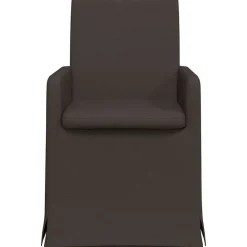 vidaXL Sillas-Sillas de comedor 2 pcs 57 x 67 x 95 cm Lino