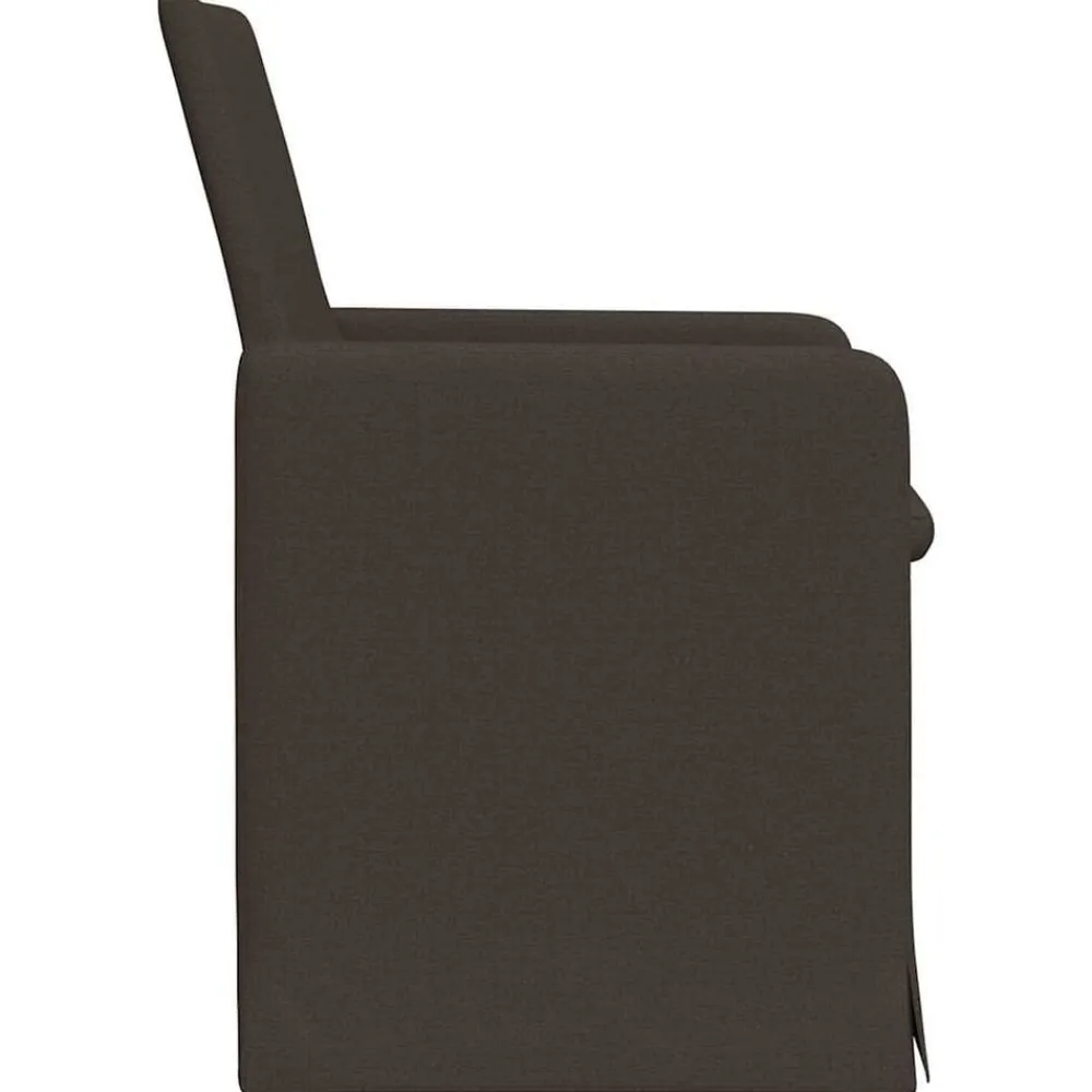 vidaXL Sillas-Sillas de comedor 2 pcs 57 x 67 x 95 cm Lino