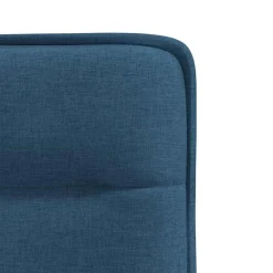 vidaXL Sillas de comedor 4 unidades tela Azul Online