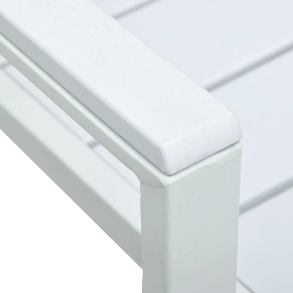 vidaXL Muebles De Jardín-Sillas de jardín 4 unidades HDPE aspecto de madera