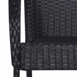 vidaXL Muebles De Jardín-Sillas de jardín apilables 2 unidades ratán sintético