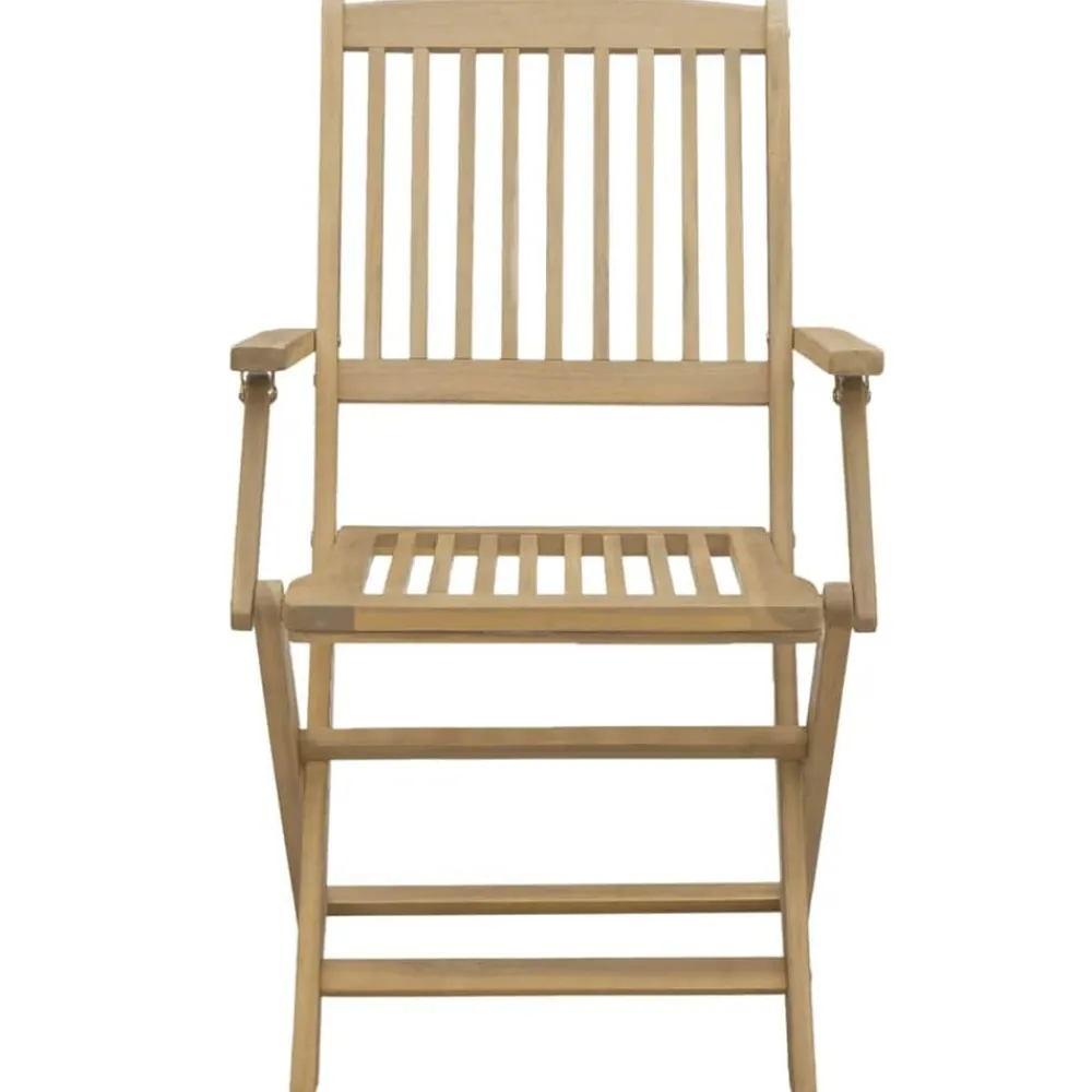 vidaXL Muebles De Jardín-Sillas de jardín plegables 2 uds madera acacia 54x61x88 cm