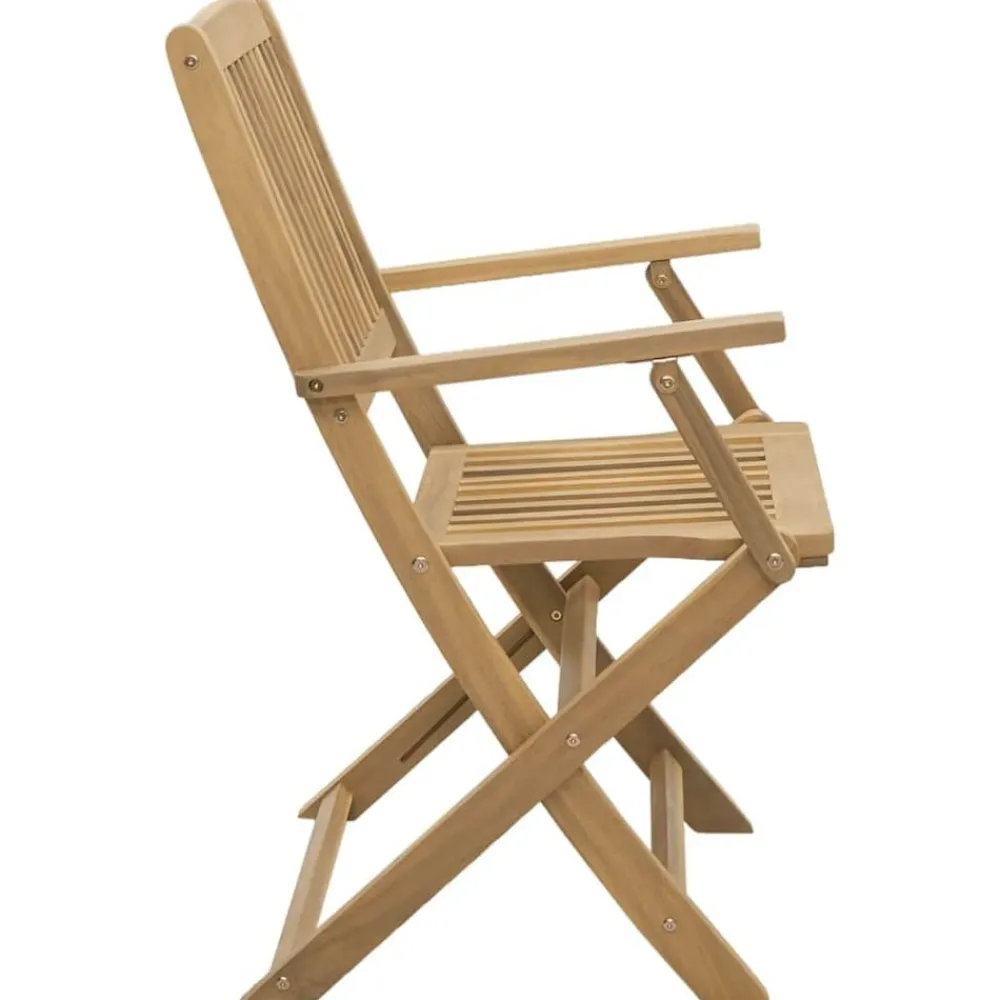 vidaXL Muebles De Jardín-Sillas de jardín plegables 2 uds madera acacia 54x61x88 cm