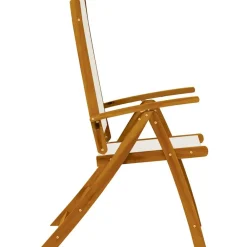 vidaXL Sillas de jardín plegables 4 uds madera maciza acacia textileno Gris Discount