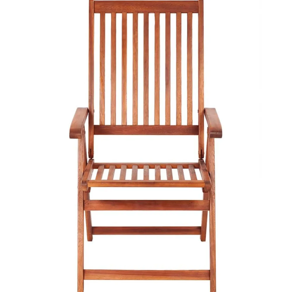 vidaXL Sillas plegables de jardín 2 uds madera maciza acacia marrón Best