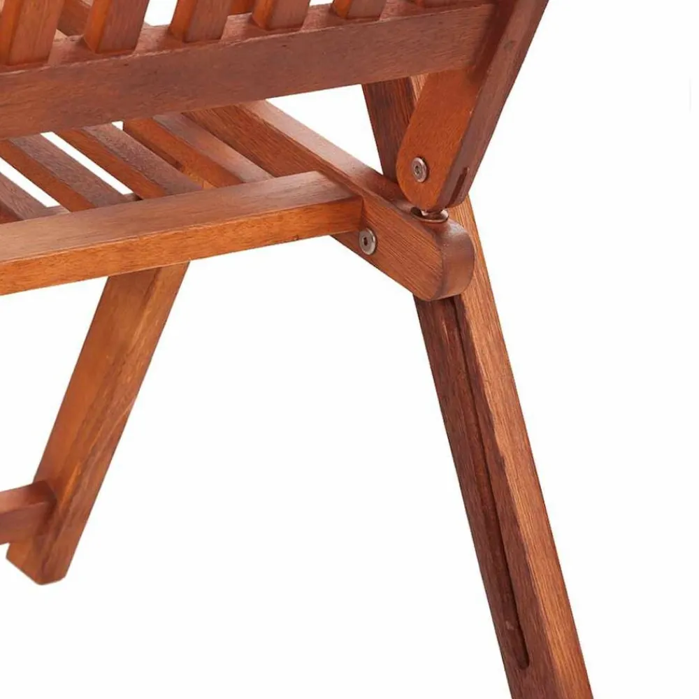 vidaXL Sillas plegables de jardín 2 uds madera maciza acacia marrón Best