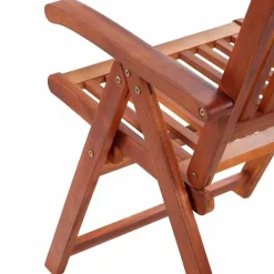 vidaXL Sillas plegables de jardín 2 uds madera maciza acacia marrón Best