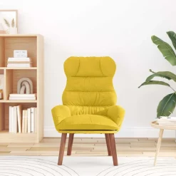 vidaXL sillón 69 x 74 x 93 cm Terciopelo Amarillo Hot