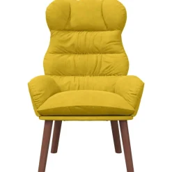 vidaXL sillón 69 x 74 x 93 cm Terciopelo Amarillo Hot