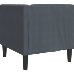 vidaXL Sofás-Sillón Chesterfield de terciopelo