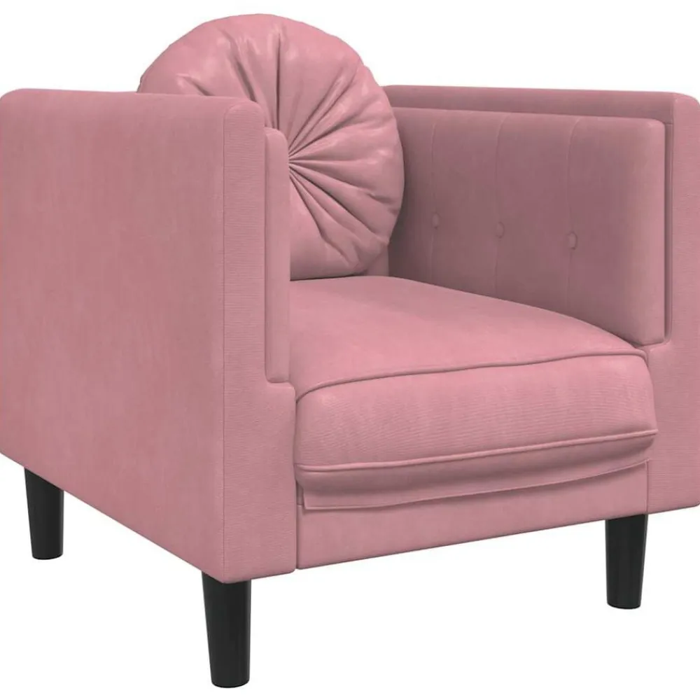 vidaXL Sofás-Sillón con cojín terciopelo