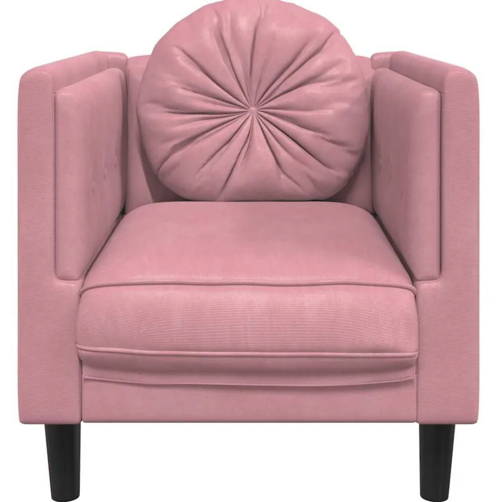 vidaXL Sofás-Sillón con cojín terciopelo