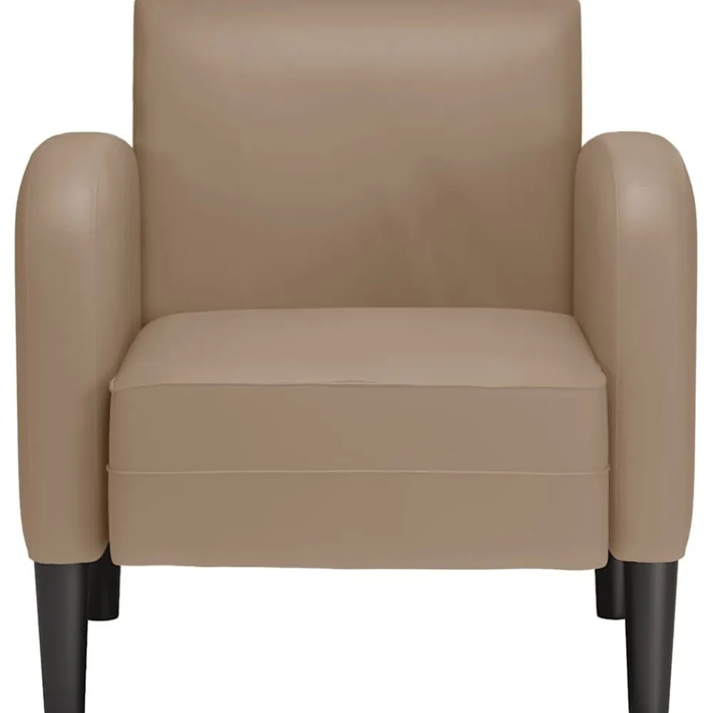vidaXL Sillas-Sillón con reposabrazos 54 cm cuero sintética