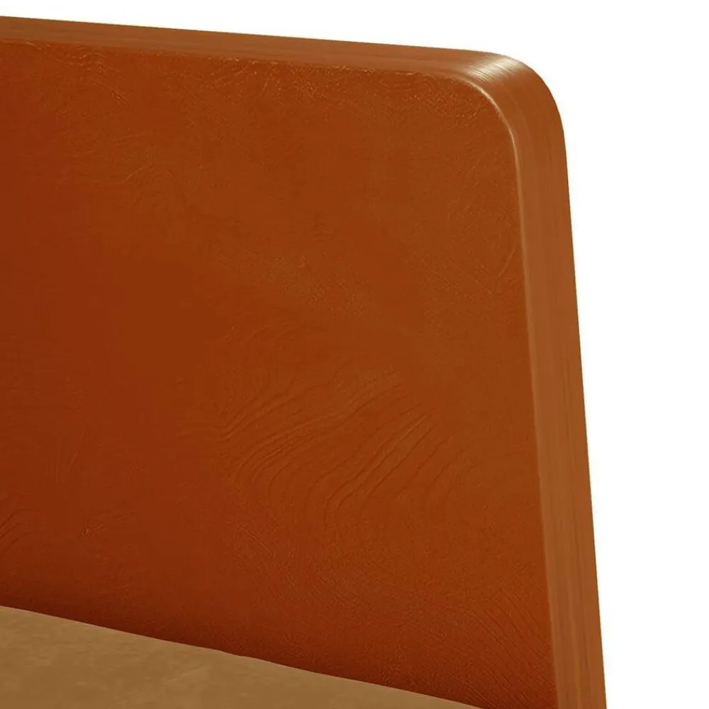 vidaXL Sillón con reposabrazos de terciopelo marrón 55 cm Marrón