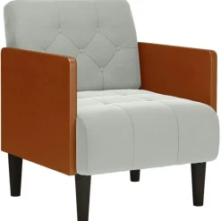 vidaXL Sillas-Sillón con reposabrazos Terciopelo 55 cm