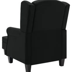 vidaXL Sillas-Sillón con reposapiés de tela