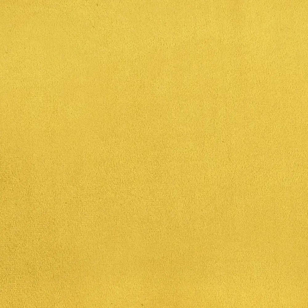 vidaXL Sillón con taburete terciopelo Amarillo