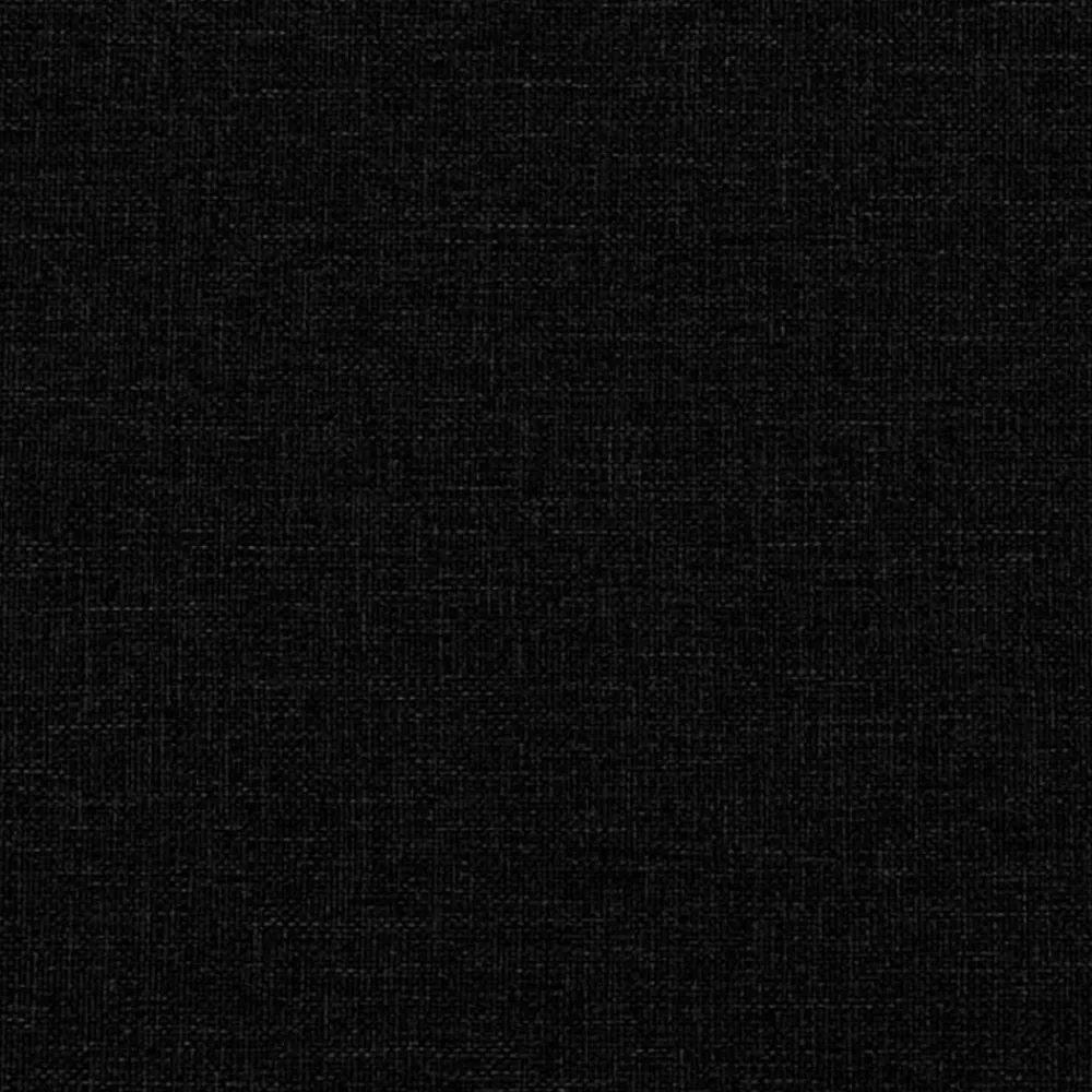 vidaXL Sillón con taburete tela 60 cm Negro Outlet