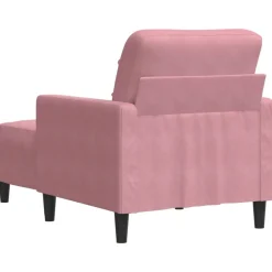 vidaXL Sofás-Sillón con taburete terciopelo 60 cm