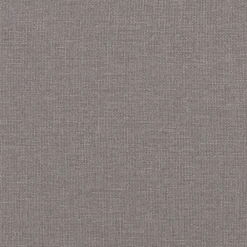 vidaXL Sofás-Sillón con taburete tela gris taupe 60 cm