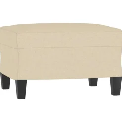 vidaXL Sofás-Sillón con taburete tela 60 cm