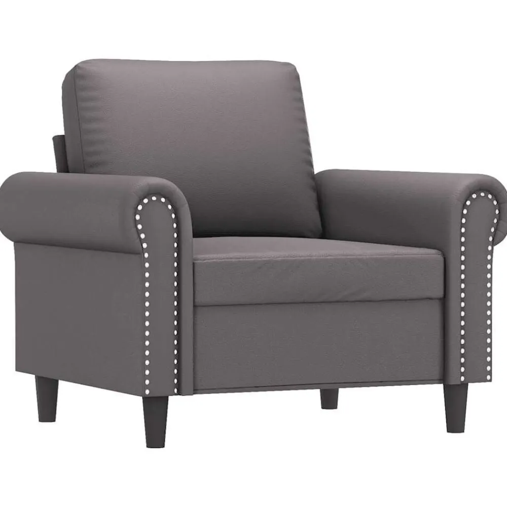 vidaXL Sofás-Sillón cuero sintético 60 cm